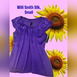 New Willi Smith Silk Blouse, Small